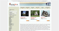 Desktop Screenshot of noclegi24h.pl